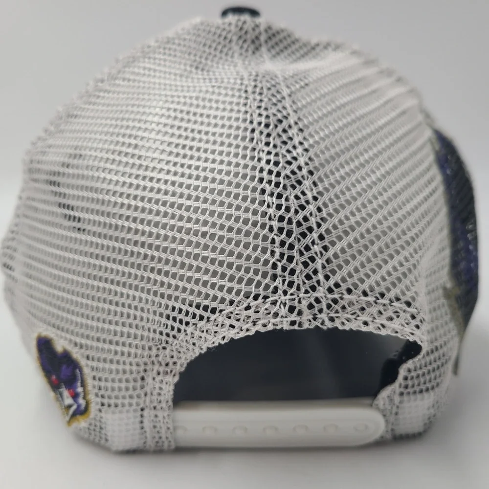 Baltimore Ravens Hat Snapback Trucker Mesh New Era 9Forty Purple Black White NFL